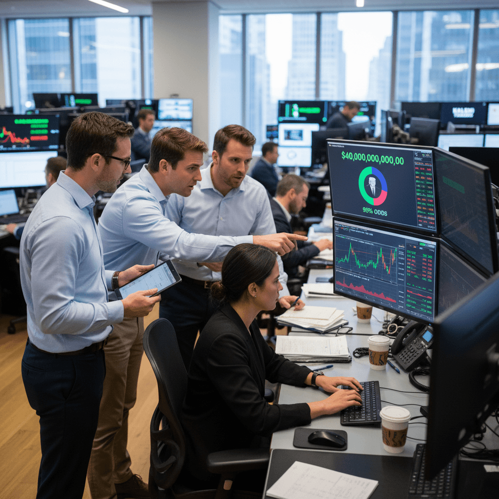 Kalshi Traders Put 95% Odds on $40 Trillion US Debt Under Trump