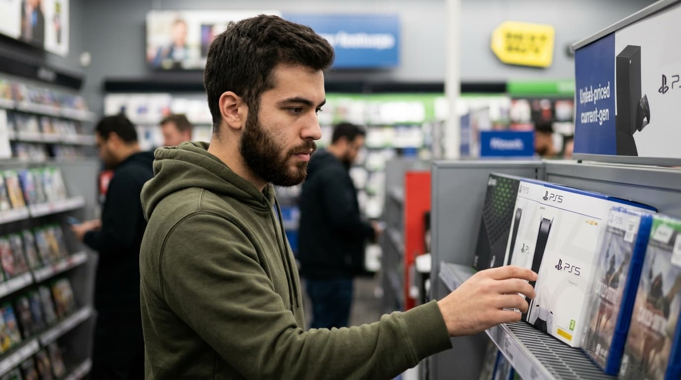 A futuristic digital art rendering of the Grand Theft Auto VI logo with price tags floating around it.