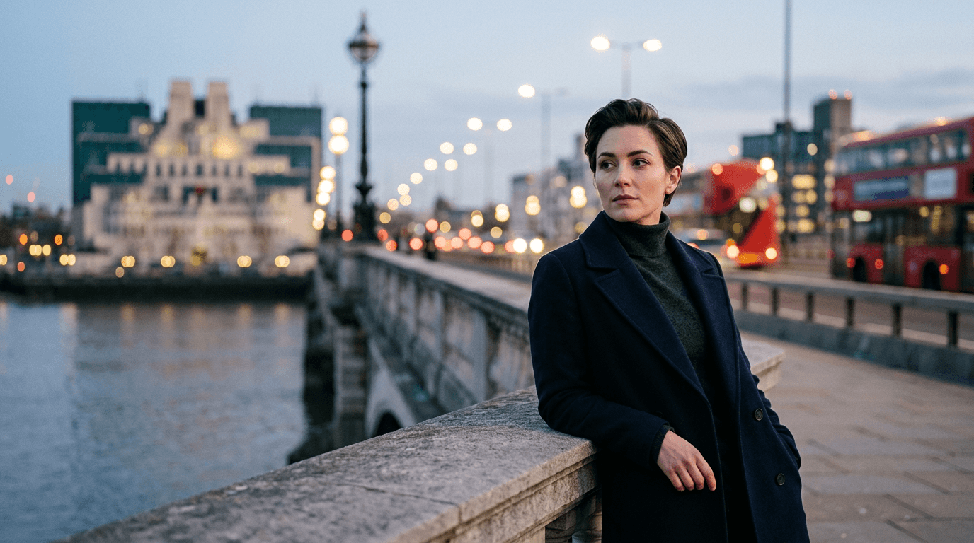 A stylized image featuring the iconic James Bond 007 logo, perhaps with musical notes subtly integrated into the design, set against a dark, dramatic background.