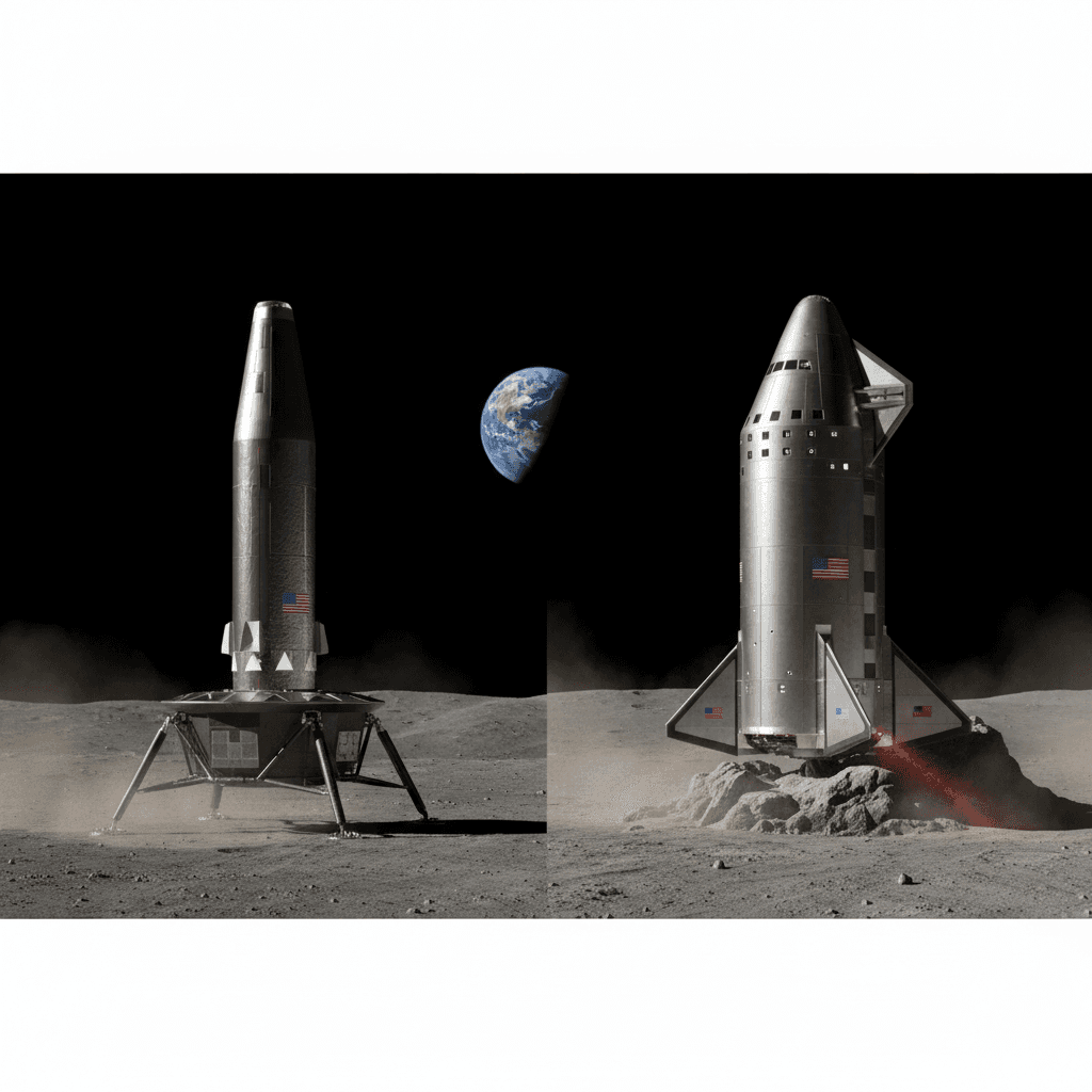 Will Blue Origin land on the moon before SpaceX?: Kalshi Traders Price It at 59%