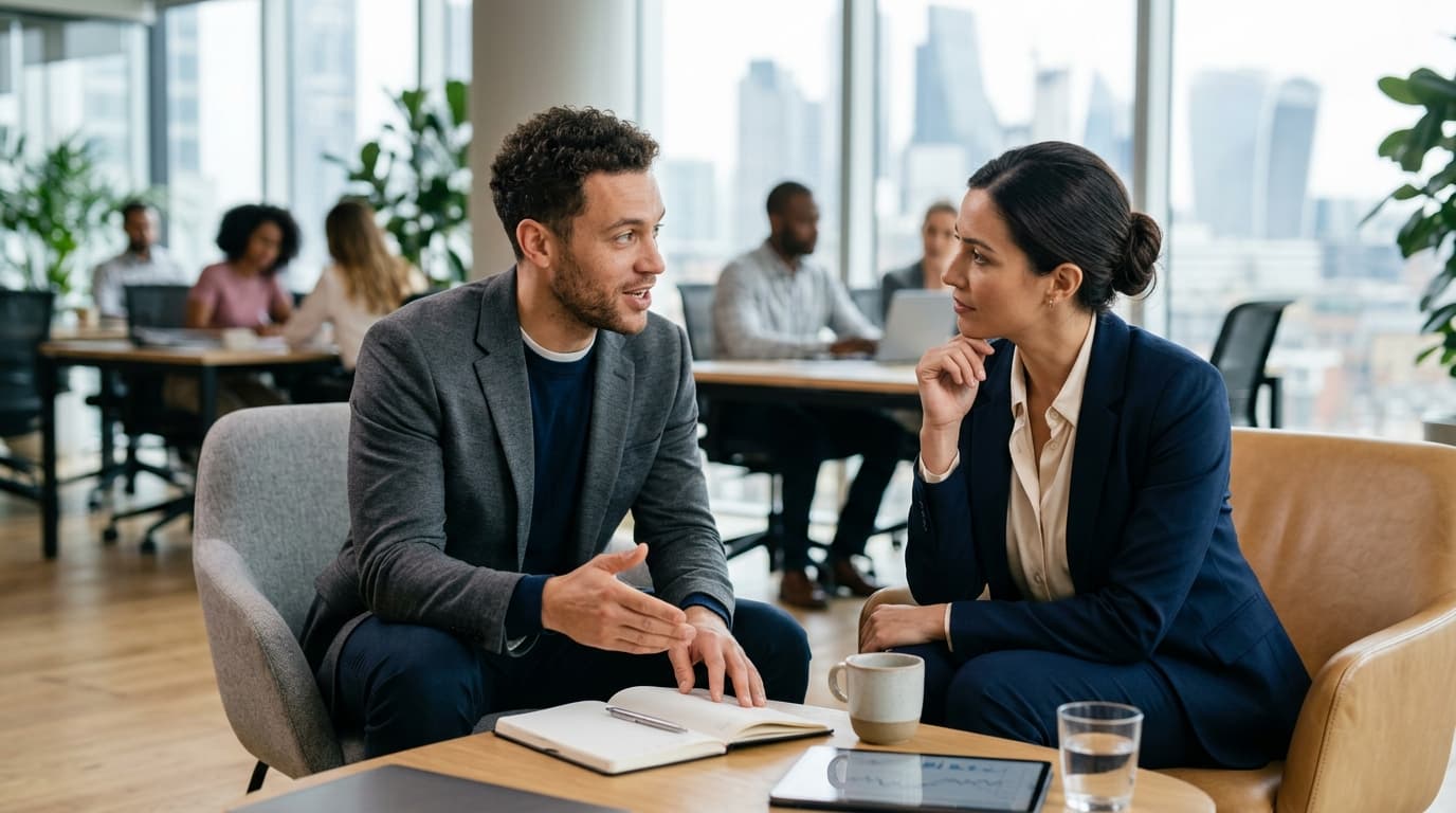 A split image showing the logos of Deel and Rippling, with a stylized finish line in the background, representing a race to IPO.