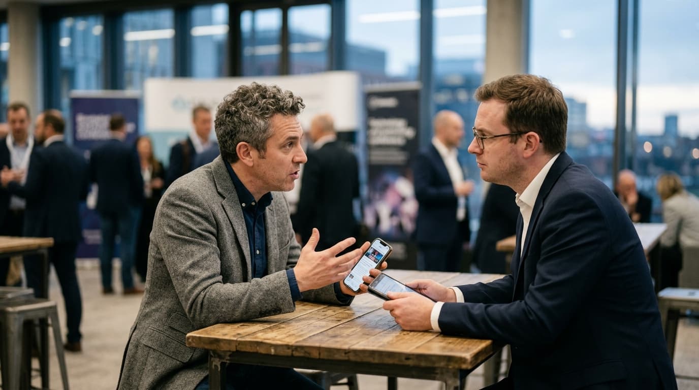 A stylized image showing two distinct corporate entities, one with a more traditional structure and the other with a complex, layered structure, both aiming for a public market entrance.